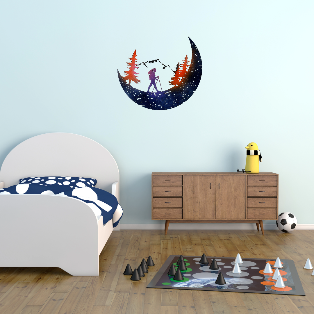Kids Room Decoration Climber on Moon - Image 7