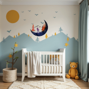 Kids Room Decoration Climber on Moon