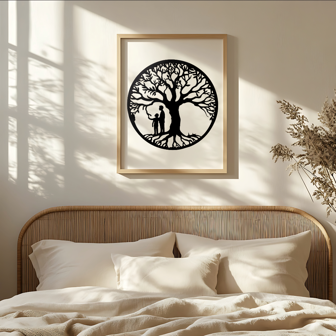 Laser Cut Tree of Life - Father and Son - Image 6