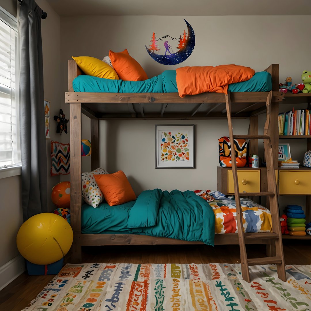 Kids Room Decoration Climber on Moon - Image 10