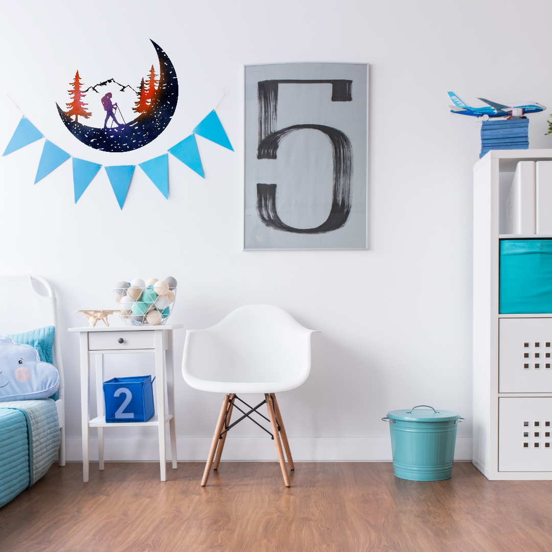 Kids Room Decoration Climber on Moon - Image 11