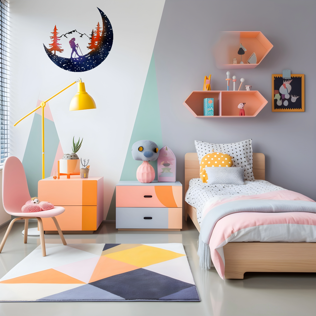 Kids Room Decoration Climber on Moon - Image 12
