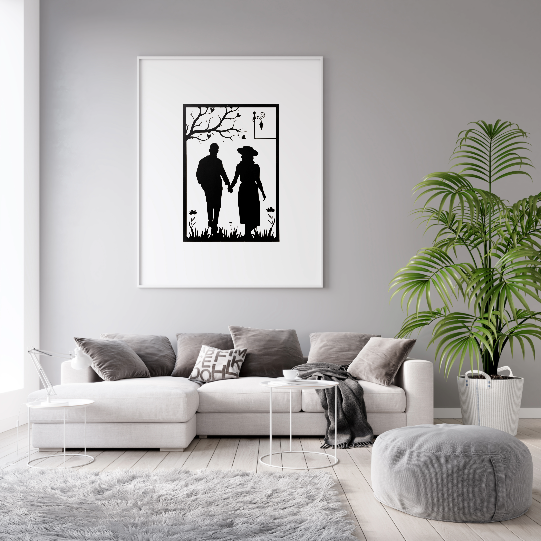 Couple Laser Cut-Out Anniversary Gift - Image 5