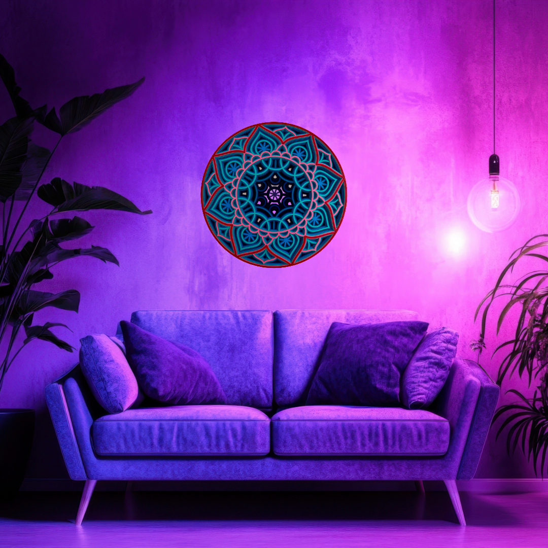 Multilayer Mandala Laser Cut Design