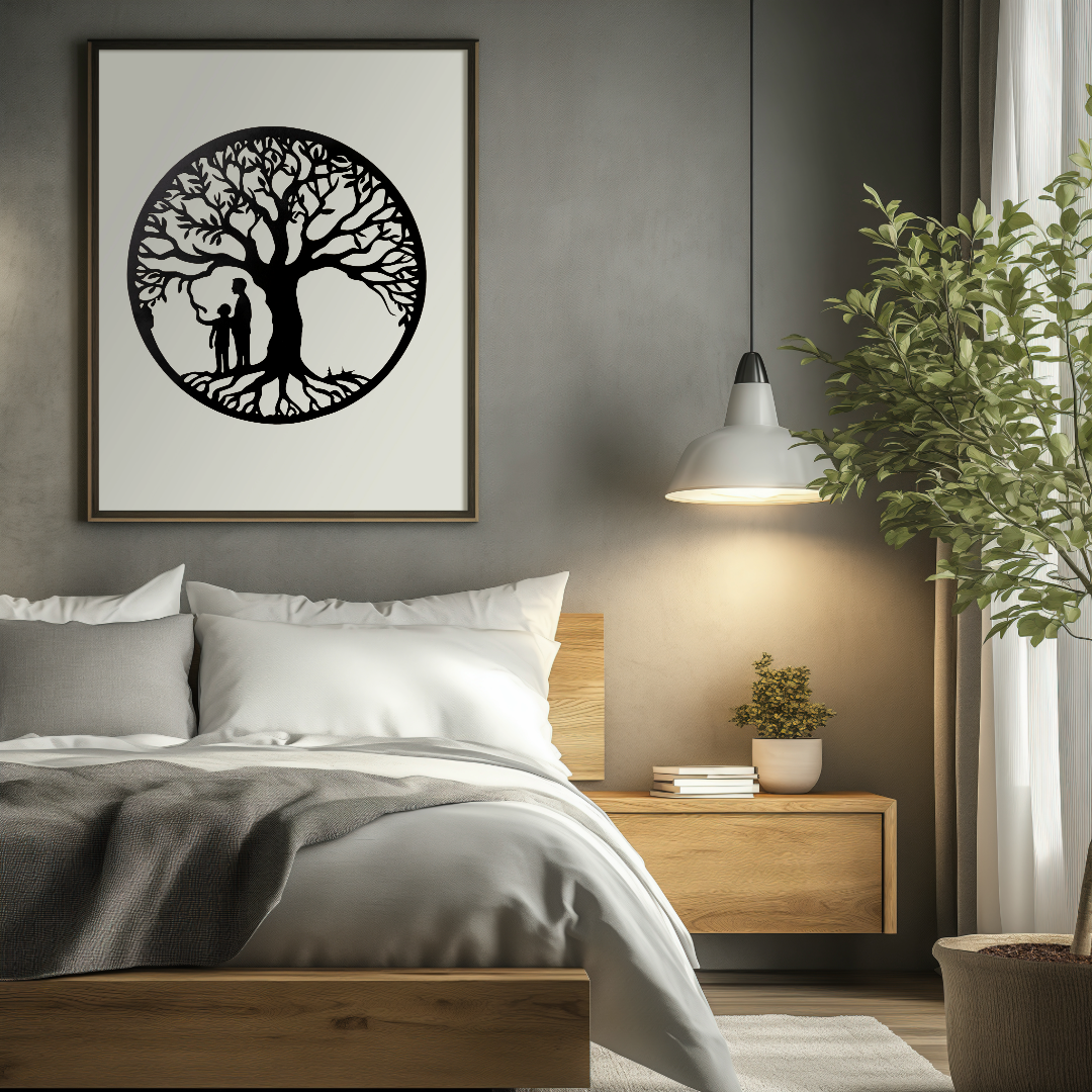 Laser Cut Tree of Life - Father and Son - Image 11