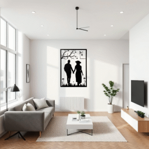 Couple Laser Cut-Out Anniversary Gift