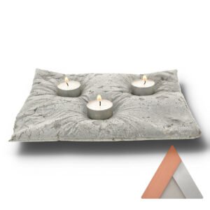 Candle Holder Concrete 1_1 Handcrafted "Pillow-like" Candle holder