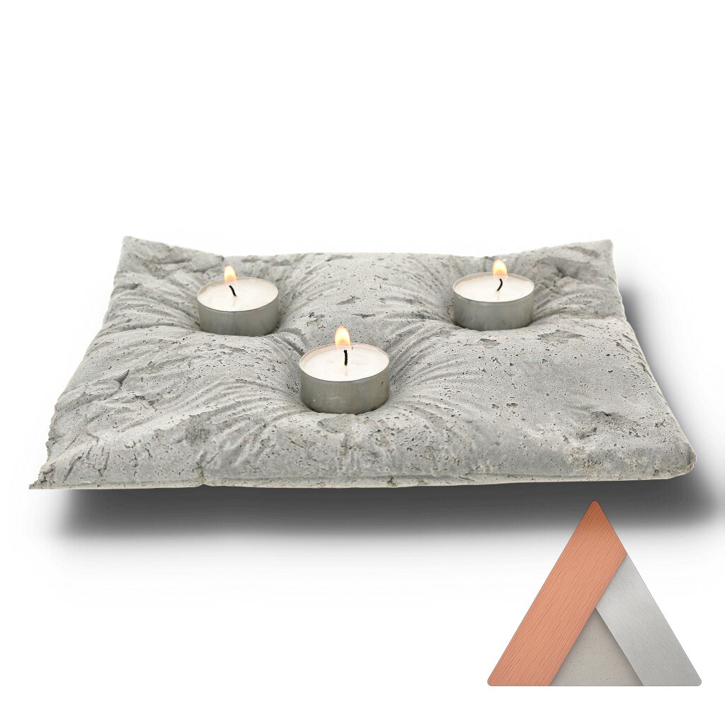 Handcrafted "Pillow-like" Candle holder