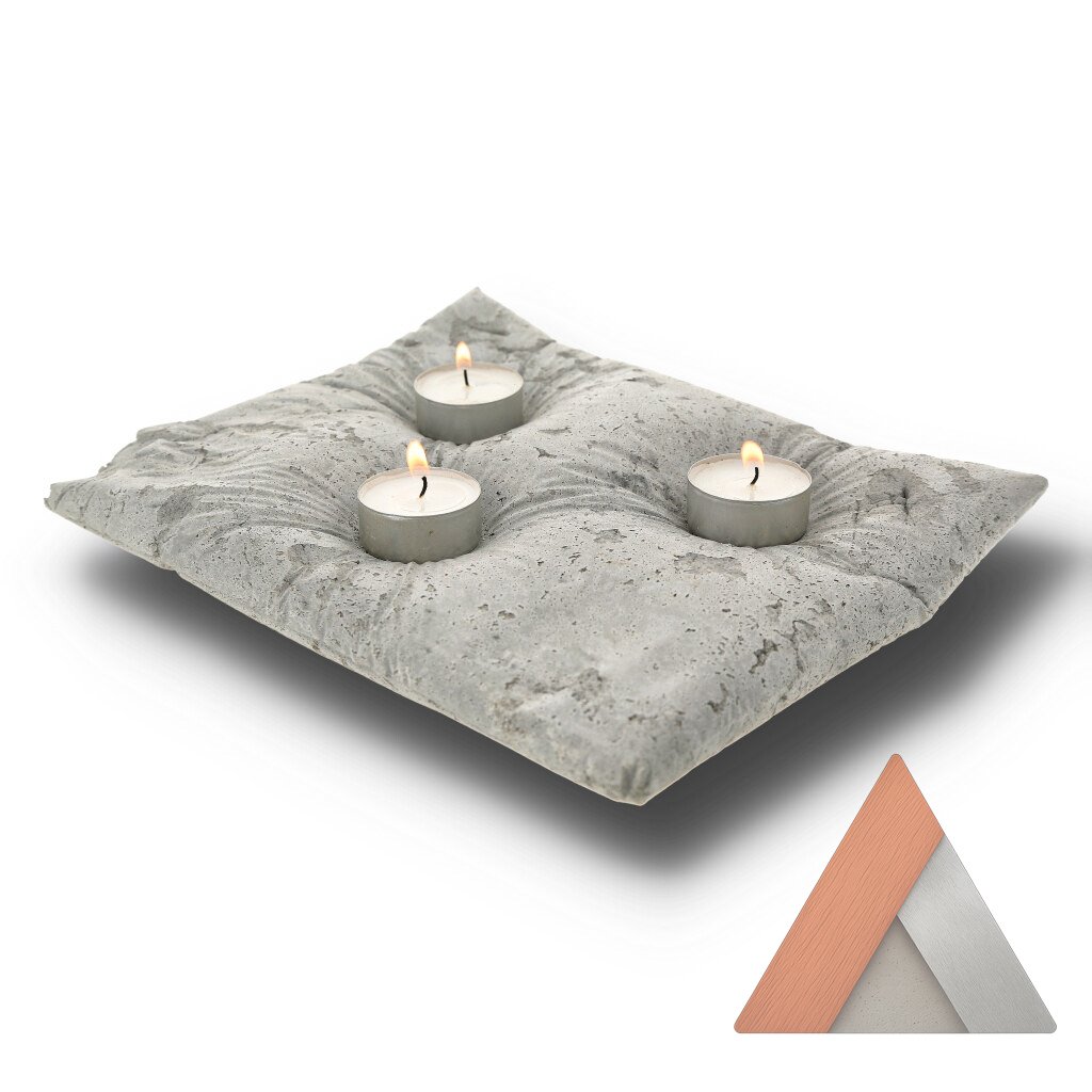 Handcrafted "Pillow-like" Candle holder - Image 5