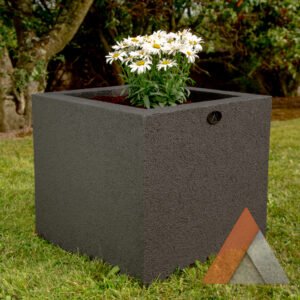 Square Black Planter Square Thermal Planter Box