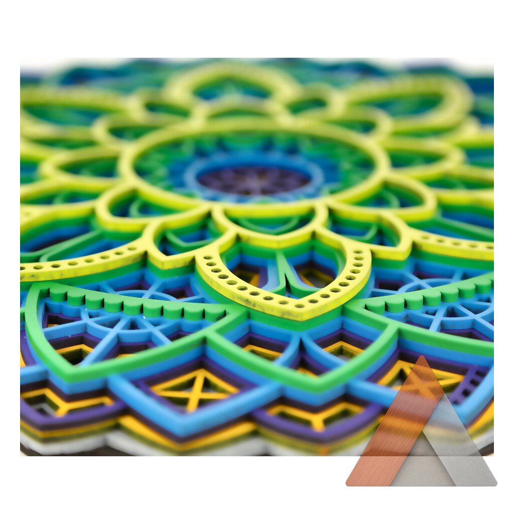 Multi-Layer 3D Wood Wall Art, Round Shape Mandala - Image 4